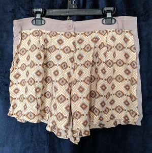 Printed soft shorts